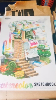Sổ / Giấy vẽ Holbein Watercolor Sketchbook size A4 - tô được màu nước