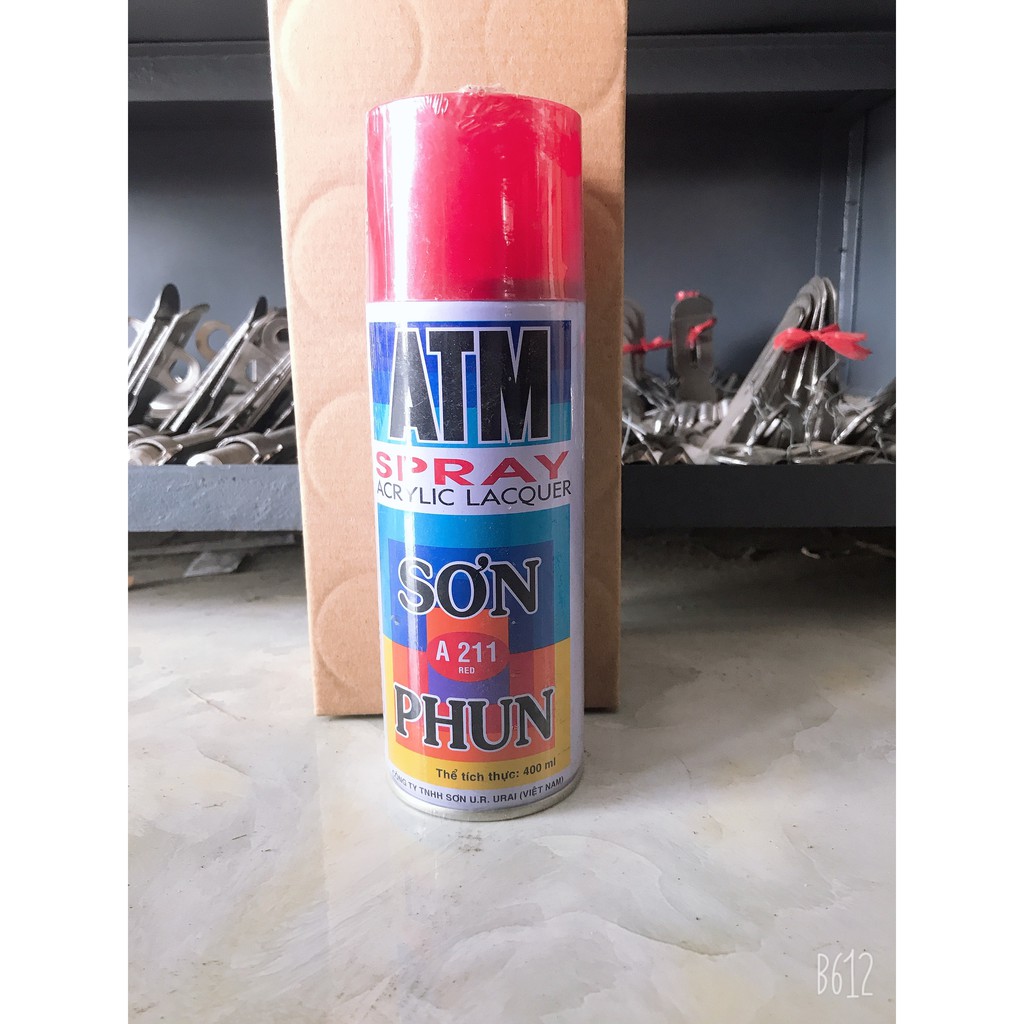 Sơn Xịt ATM Màu Đỏ A211 RED | Shopee Việt Nam