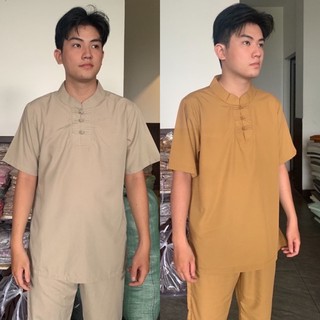 Trụ Nam 3Nút # Quần Áo Nam # Đồ Bộ Nam