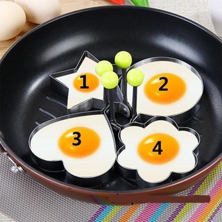 SET 5 Khuôn Rán Trứng Ốp La, Bánh - Khay Chiên Tạo Nhiều Hình Cute Có Núm Cầm 1613 Mienphivanchuyen199k