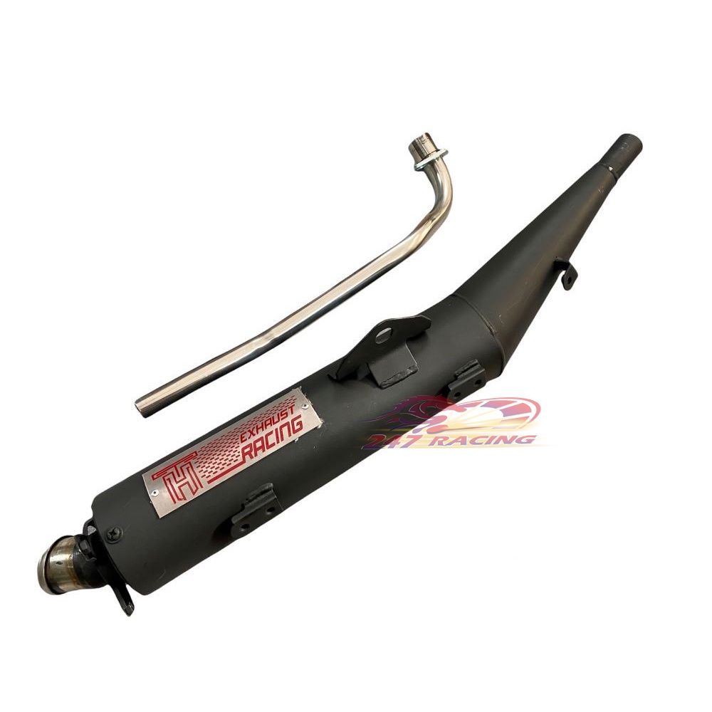 Pô xe máy TH Racing Đít INox tặng kèm Tiêu gắn SIRIUS móc Nỉ hơi Ấm bảo hành 6 tháng