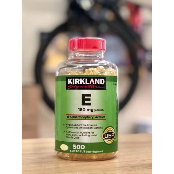 VITAMIN E 180MG (400 IU) KIRKLAND 500 VIÊN CỦA MỸ Shopee Việt Nam