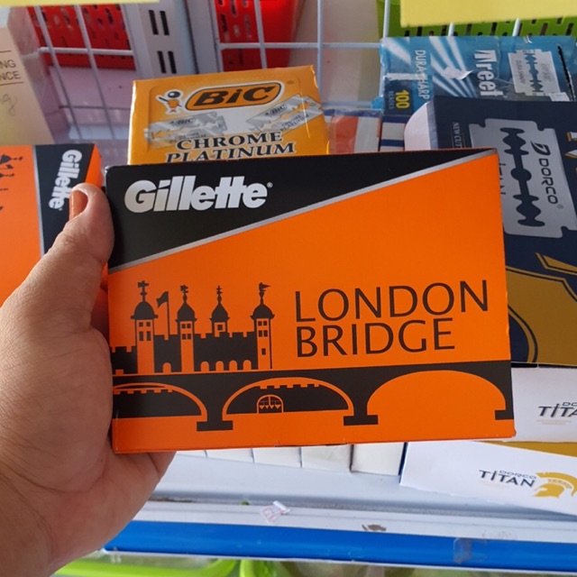 Dao Lam Gillette London Bridge Hộp 10 Lưỡi Shopee Việt Nam