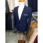 Áo Vest Nam Form Ôm Body Chất Liệu Vải Mềm Mịn co giãn nhẹ (áo lẻ không quần) may 3 lớp đệm ngực độn vai tặng cà vạt — ảnh 6