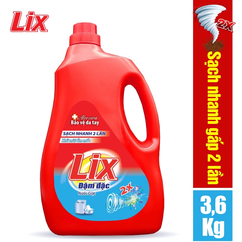 [Mã BMLTA35 giảm đến 35K đơn 99K] Nước giặt LIX đậm đặc hương hoa 3.6kg NG360