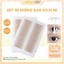 Miếng dán kích mí trong suốt vân lưới set 40 miếng dán tạo mí ren giúp đôi mắt to tròn tự nhiên dễ sử dụng