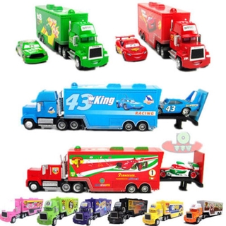 Mô Hình Xe Tải McQueen Jackson Storm Mack Uncle Disney Tỉ Lệ 1:55