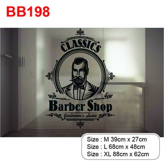 Decal dán trang trí cửa tiệm Barber, Spa, tăng doanh thu, thu hút khách hàng, tạo điểm nhấn P12
