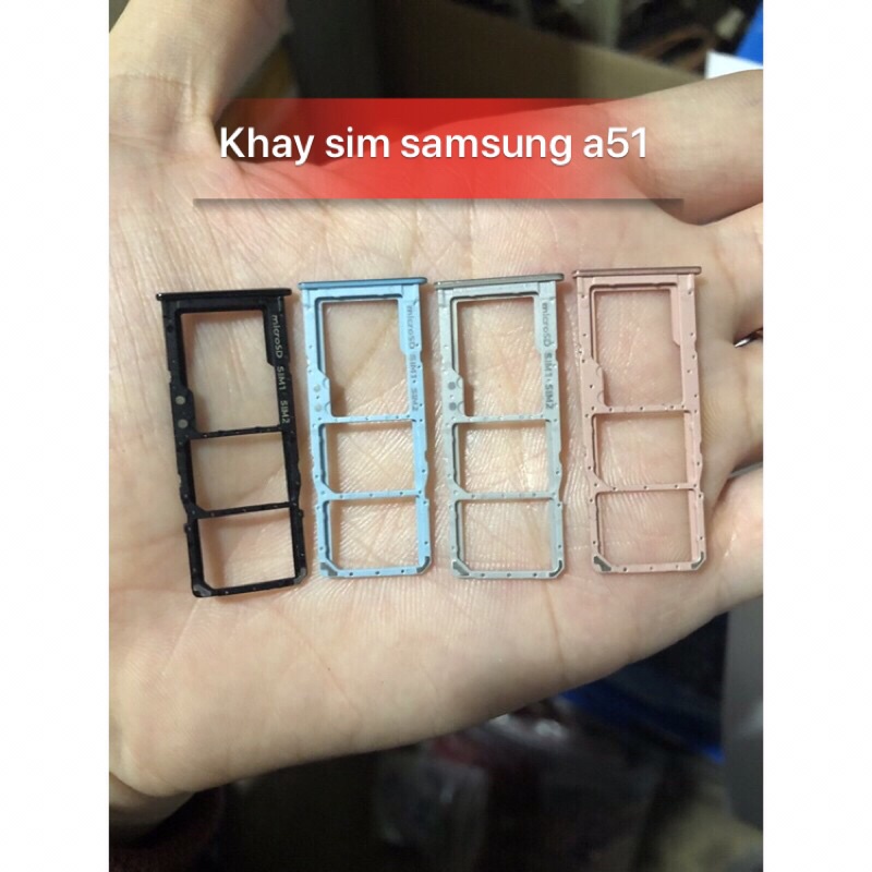 Khay sim Samsung A51, Samsung A71 nhiều màu zin new | Shopee Việt Nam
