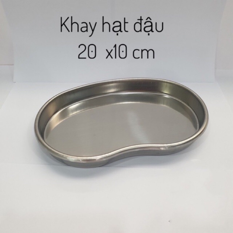 Khay Inox Hạt Đậu Đựng Dụng Cụ Phun Xăm, Spa