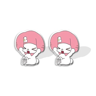 Hj7 Sanrio Melody Kuromi - Trang sức tai acrylic đa dụng, unisex