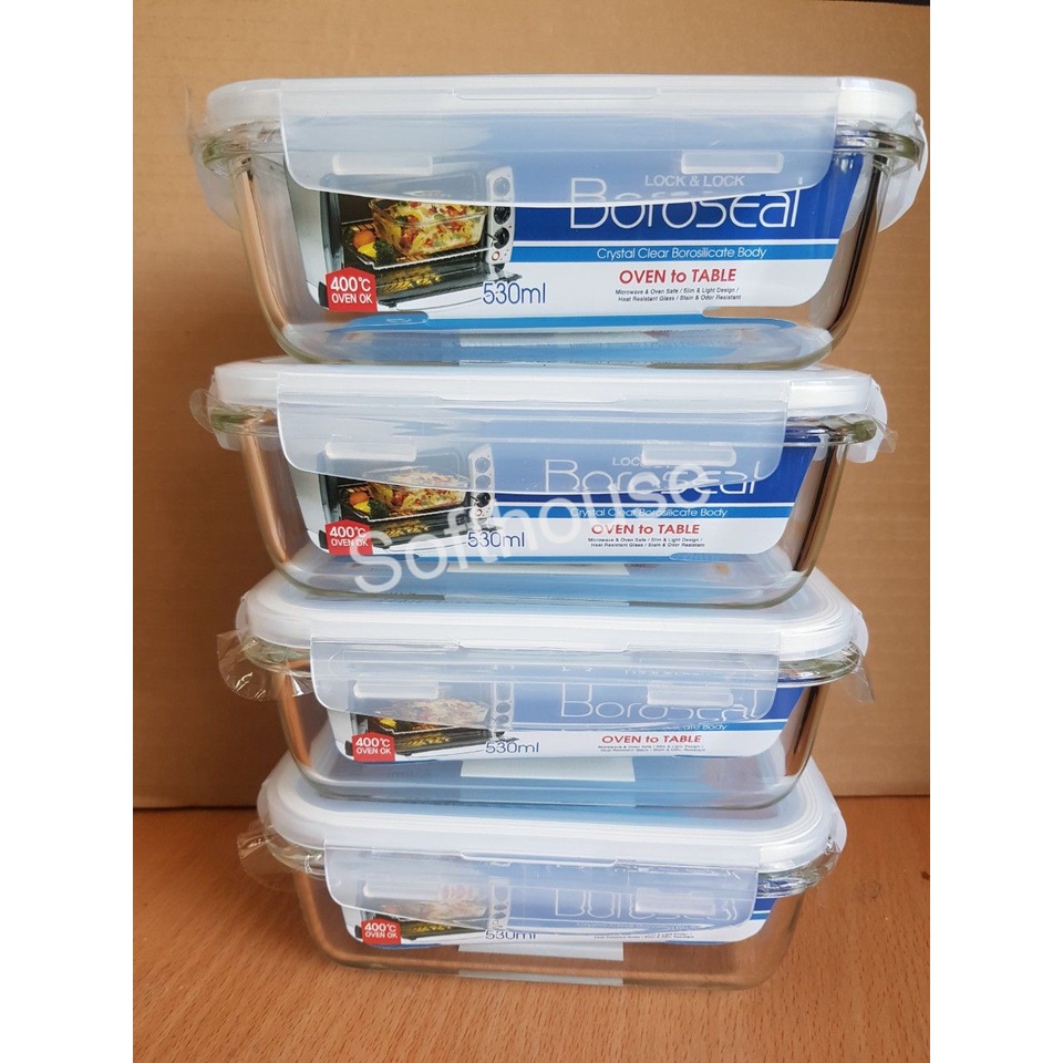 [CHÍNH HÃNG] Hộp thố thủy tinh lock and lock 500ml, 530ml LLG426 mang ...
