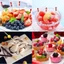 MONOSTYLE 100 Chiếc Que Trái Cây Dùng Một Lần Salad Sandwich Tăm Cupcake Trái Cây Nĩa Salad Rau Que Handmade Tăm