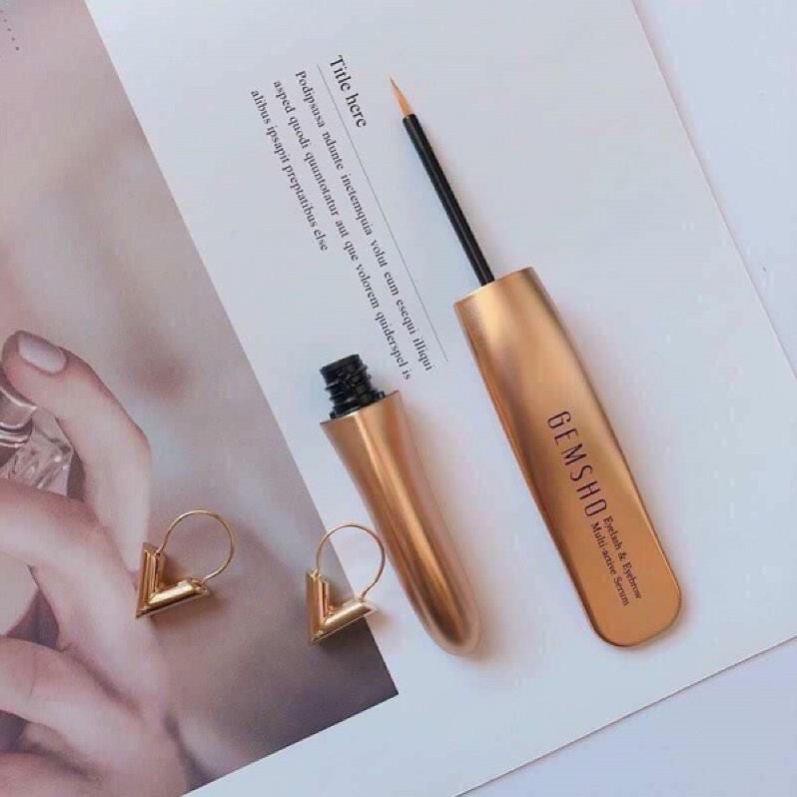 Serum Dưỡng Mi Gemsho - Dưỡng Cho Đôi Mi Dài Dày Cong Vuốt Sau 15 Ngày