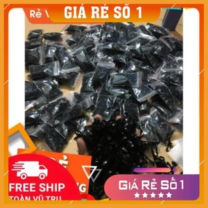 Gói chun buộc tóc 1K màu đen siêu dai