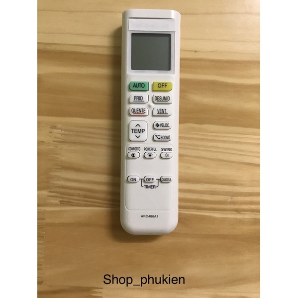 Remote máy lạnh Daikin 2 chiều - Điều khiển điều hoà Daikin 2