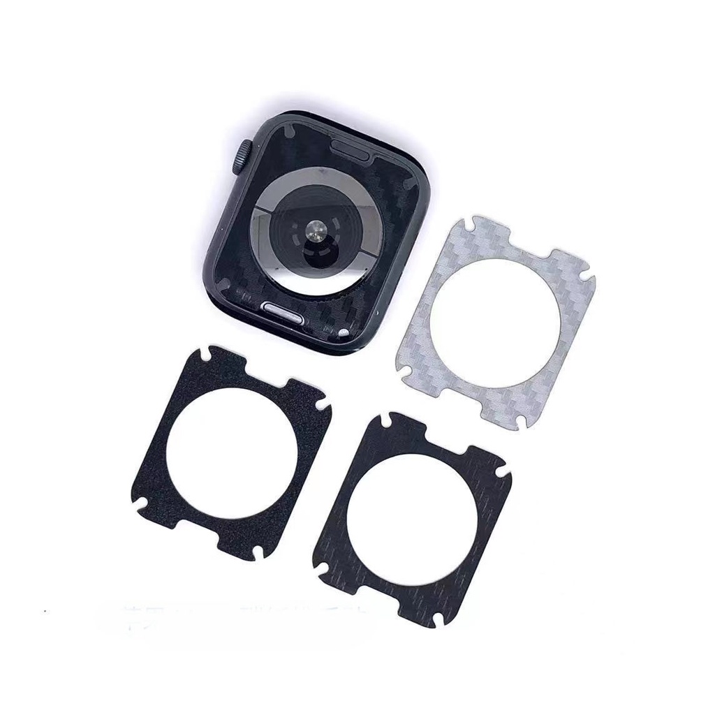 Miếng Dán Sợi Carbon Ốp điện thoại Hydrogel Phim Bảo Vệ Màn Hình Cho Apple Watch 46MM Series 10 9 8 7 6 5 4 3 2 1 41mm 45mm 38mm 42mm 40mm 44mm