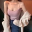 Áo 2 dây sợi bún có đệm ngực
