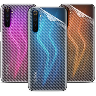 5 cái Realme 13 12 11 11 10 9 9i 8 7 7i 6 6i 6s 5 5i 5s 3 Pro Plus Q 4g 5g Mô hình sợi carbon Mờ lưng Phim dán phía sau Phim bảo vệ mềm