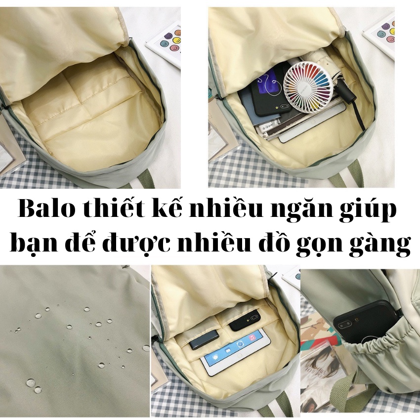 (XẢ KHO) Balo thời trang chất đẹp tặng kèm gấu bông