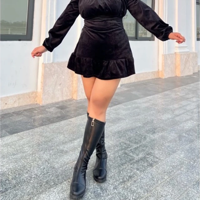 BOOT NỮ BIG SIZE - BOOT ĐÙI NỮ CHO BẮP CHÂN TO - GIÀY BIG SIZE NỮ