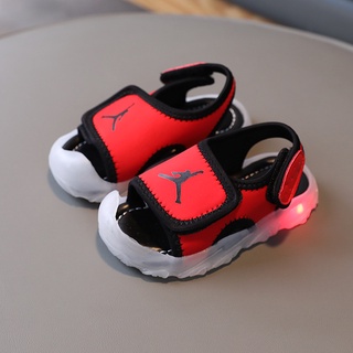 PS1 Xăng đan Bóng Rổ Cho Bé Trai Bé Gái Unisex Thoáng Khí Mùa Hè Giày Đi Biển Phong Cách Hàn Quốc Dép Mềm Thường Ngày SP1