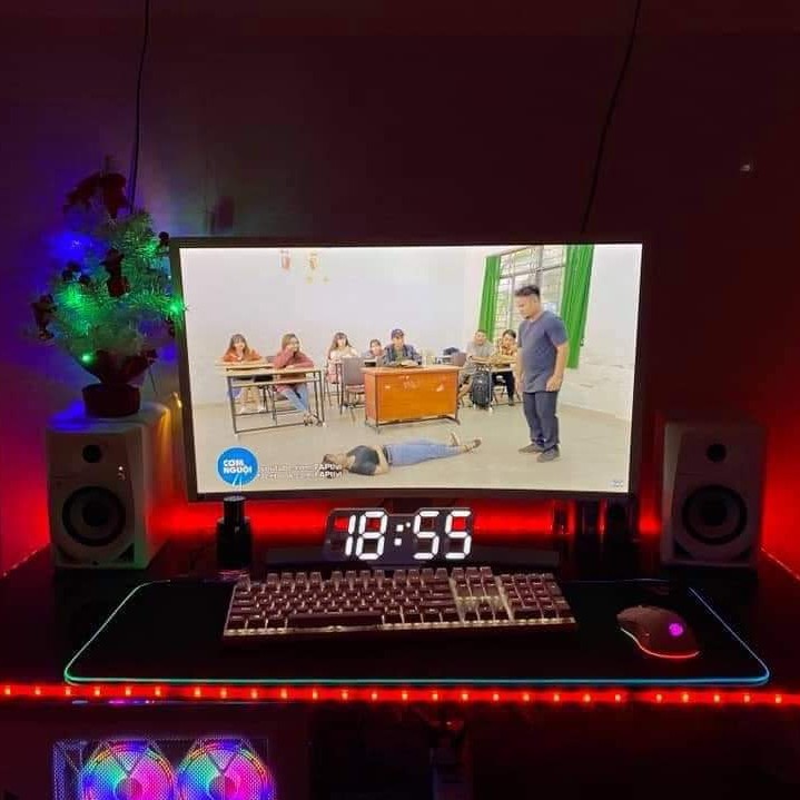 Đồng hồ LED gaming để bàn - Dành cho game thủ | Shopee Việt Nam