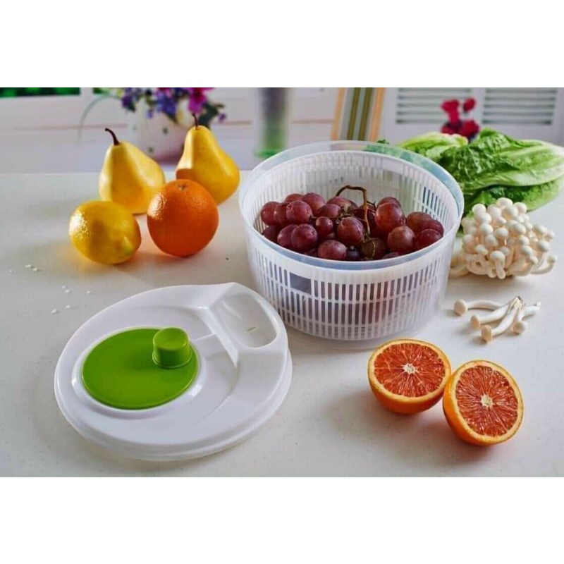 Rổ Quay Rau Song Long Cỡ Lớn, Rổ Sấy Khô Rau Củ Quả Làm salad Quay ...