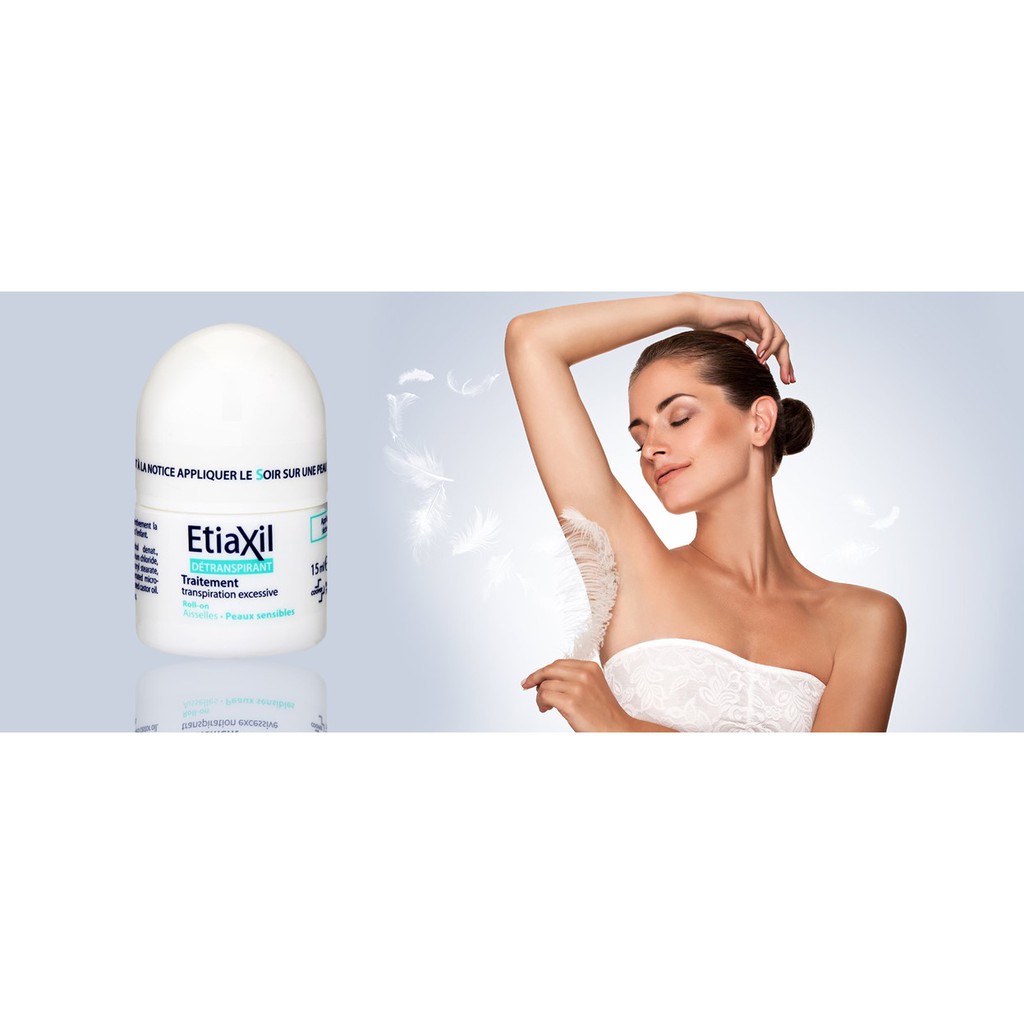 Ảnh Lăn Ngăn Khử Mùi, Giảm Mồ Hôi Etiaxil Dành Cho Da Nhạy Cảm 15ml (Màu Xanh Lá) 3