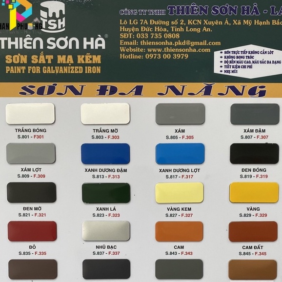 [CHÍNH HÃNG]SƠN SẮT MẠ KẼM SƠN 1 THÀNH PHẦN KOBA 800g [CÓ XUẤT HĐ GTGT]