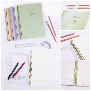 Sổ,vở lò xo bìa nhựa B5 A4 CARO, DOT, LINED, C NOTES KLONG; MS: 574-575-576-577-578-579-580-581-582-586-587-588-590-591🌿