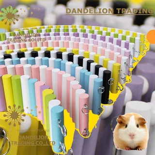 Thang gỗ nhiều màu cho hamster/vẹt/thú nhỏ, hàng rào, cầu treo leo trèo, cầu mềm cho thú cưng
