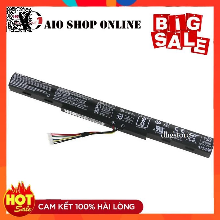 ⚡ Pin laptop Acer Aspire E5-475 E5-523 E5-553 E5-573 E5-575 E5-774 AS16A5K AS16A8K AC16A7K