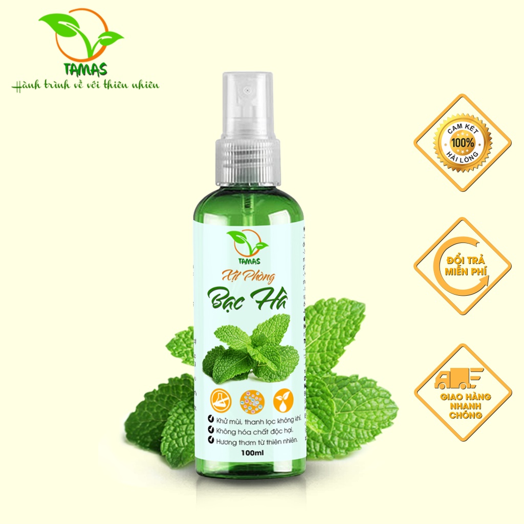 Ảnh Xịt thơm phòng TAMAS  chai 100ml mix mùi, khử mùi, thư giãn, giải tỏa căng thẳng, xua đuổi muỗi và côn trùng 1