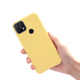 Ốp điện thoại TPU mềm màu kẹo mặt nhám chống sốc cho OPPO A15 2020 CPH2185