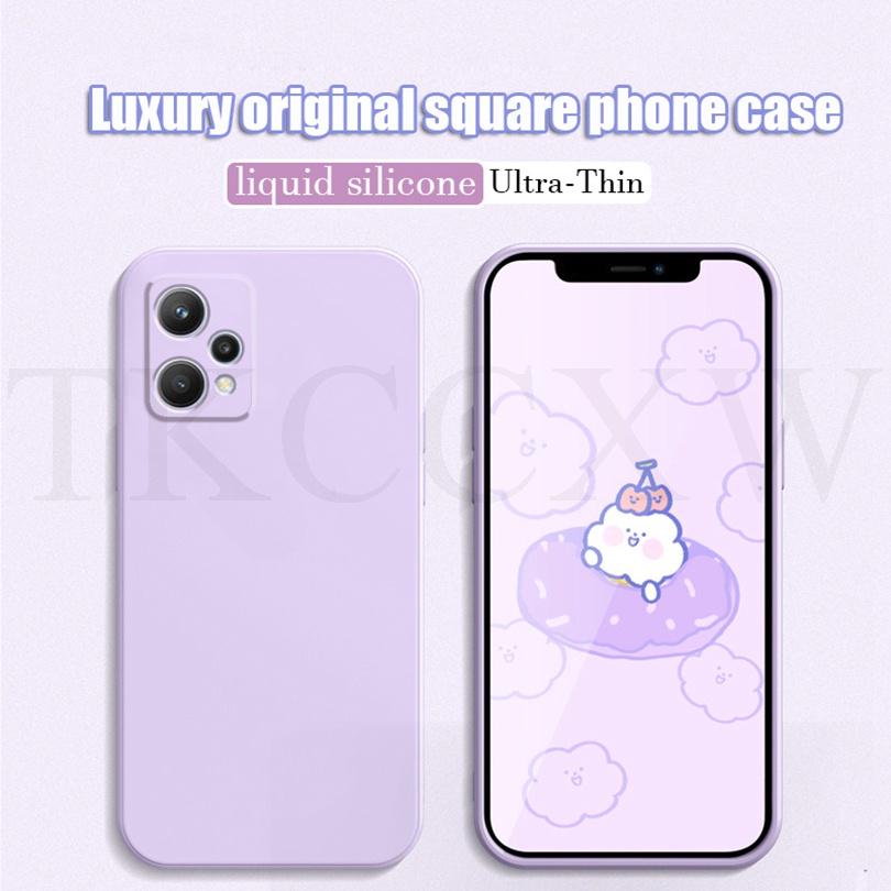 Ốp Điện Thoại Silicon Dẻo Chính Hãng Chống Sốc Bảo Vệ Toàn Diện Cho Realme C35 Q5 Pro V25 9 Pro Narzo 50A Prime