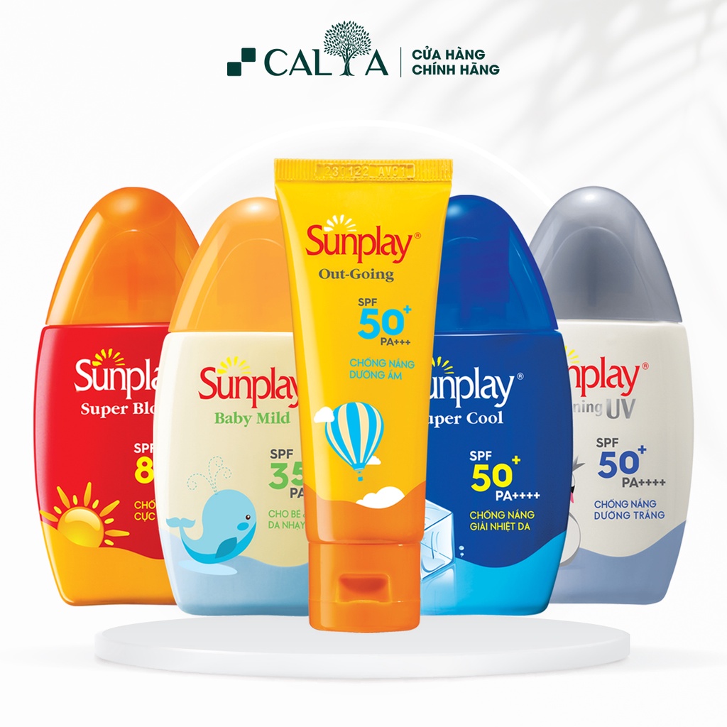 Ảnh Kem Chống Nắng Sunplay Dưỡng Trắng, Giải Nhiệt Cho Người Lớn Và Trẻ Em - Sữa Chống Nắng Sunplay 1