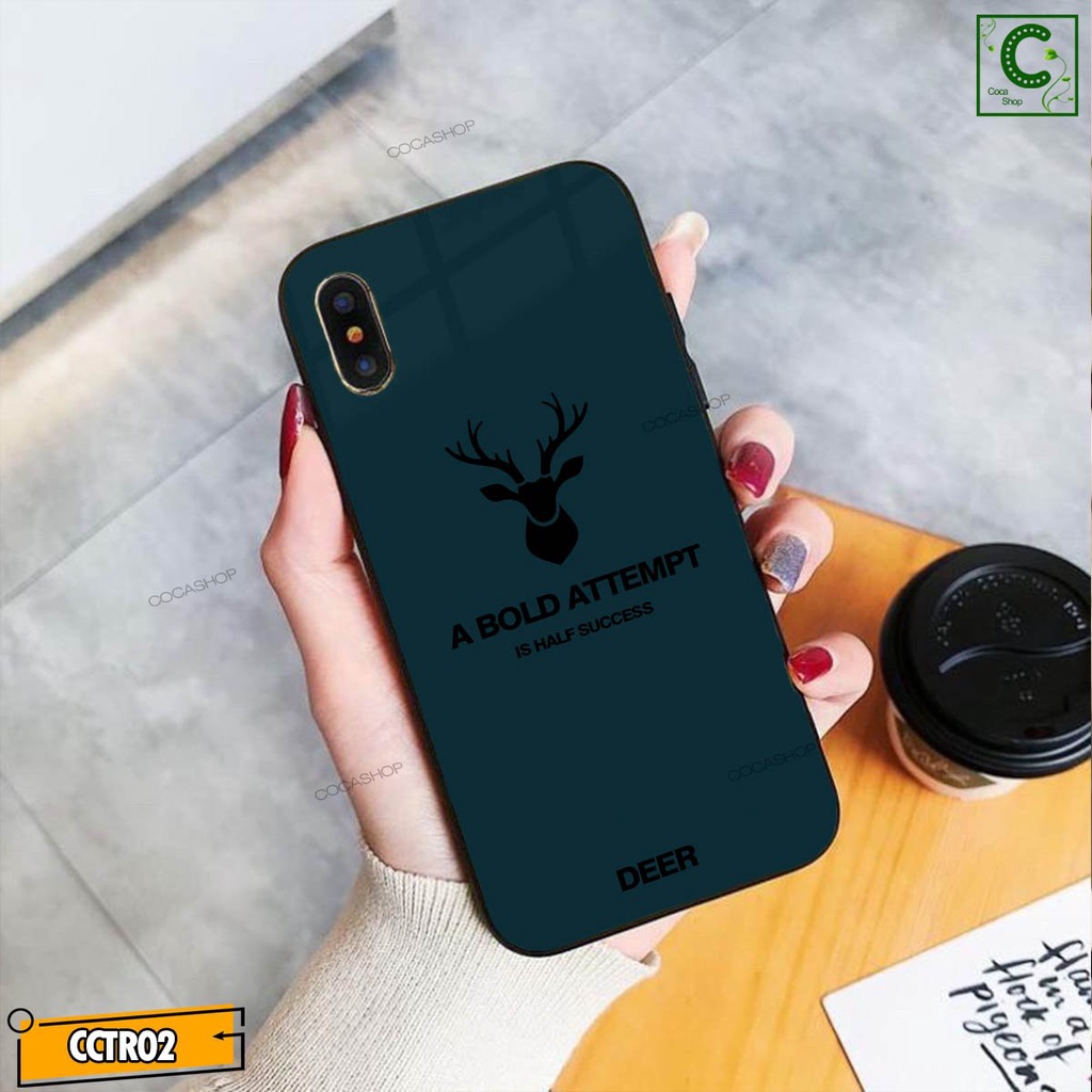 Ốp lưng iphone sáng bóng BVC hươu 6/6plus/6s/6splus/7/7plus/8/8plus/x/xr/xs/11/12/pro/max/plus/promax