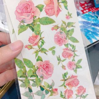 Mua 1 tặng 1 🌟🔥😱 Tấm nhãn dán sticker hình hoa hồng Rose Rose 🌹