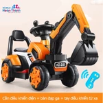 Xe cẩu điện trẻ em cỡ lớn, có thể di chuyển tiến lùi, điều chỉnh cần múc  phù hợp cho bé 2-6 tuổi — ảnh 3