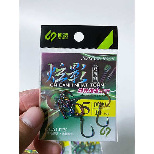 LƯỠI TITAN 7 MÀU SUPE CÂU CÁ CHẤT LƯỢNG CAO NHẬT BẢN