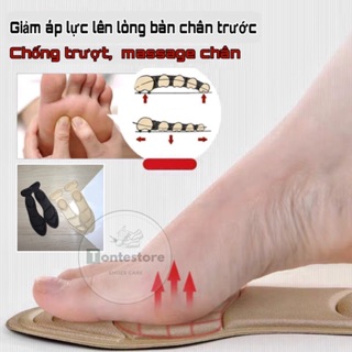 Cặp lót giày dép đa hình bảo vệ bàn chân, gót sau, chống rộng -  nữ cao cấp, nhiều kiểu dáng LOTCG02