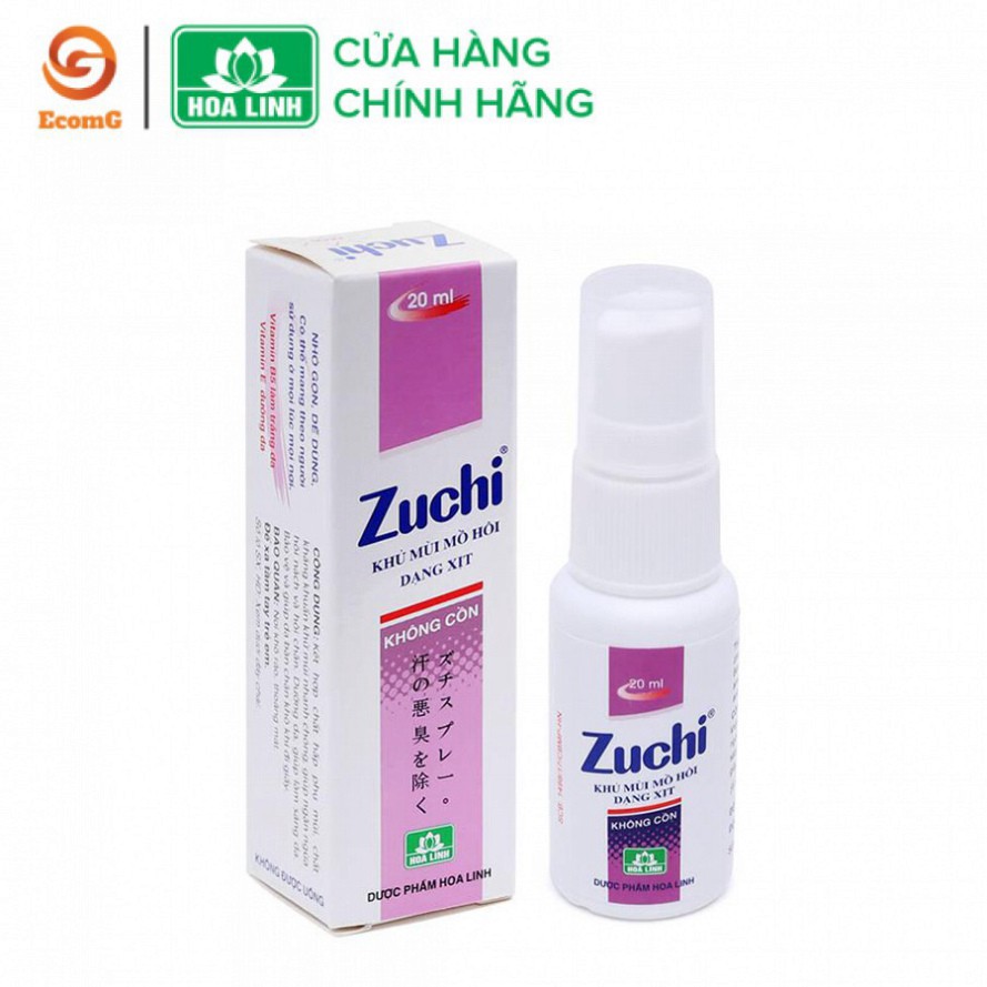 Ảnh Xịt khử mùi hôi nách Alcohol Free Zuchi (20ml) hương thơm nhẹ, không cồn, không kích ứng da - XZ2 01 1