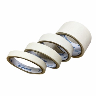 set 5 cuộn băng dính giấy bản 2 cm và 5 cm