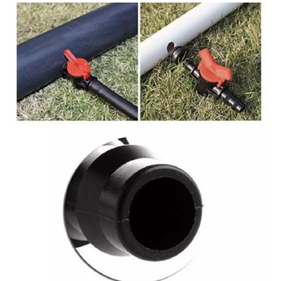 10 cái [ 10 cái ] Van khởi thủy 20mm ống LDPE 20mm - khởi thủy có van kèm roăng cao su