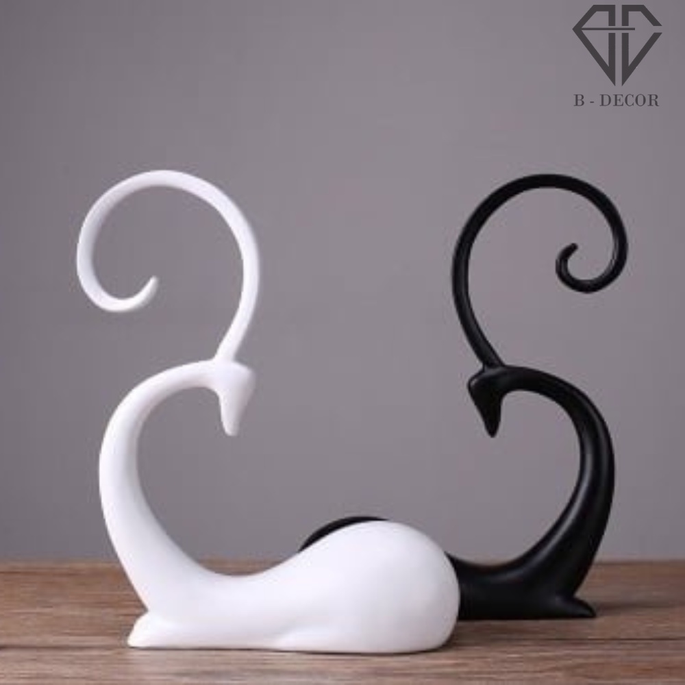 Tượng decor nghệ thuật trang trí bàn tủ phòng khách độc đáo, quà tặng ý nghĩa