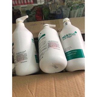 Bộ Dầu Gội Xả No8 Plus Keratin Collagen Phục Hồi Tóc,Kích Thích Mọc Tóc, Suôn Mềm Mượt Tóc 1000ml X 2