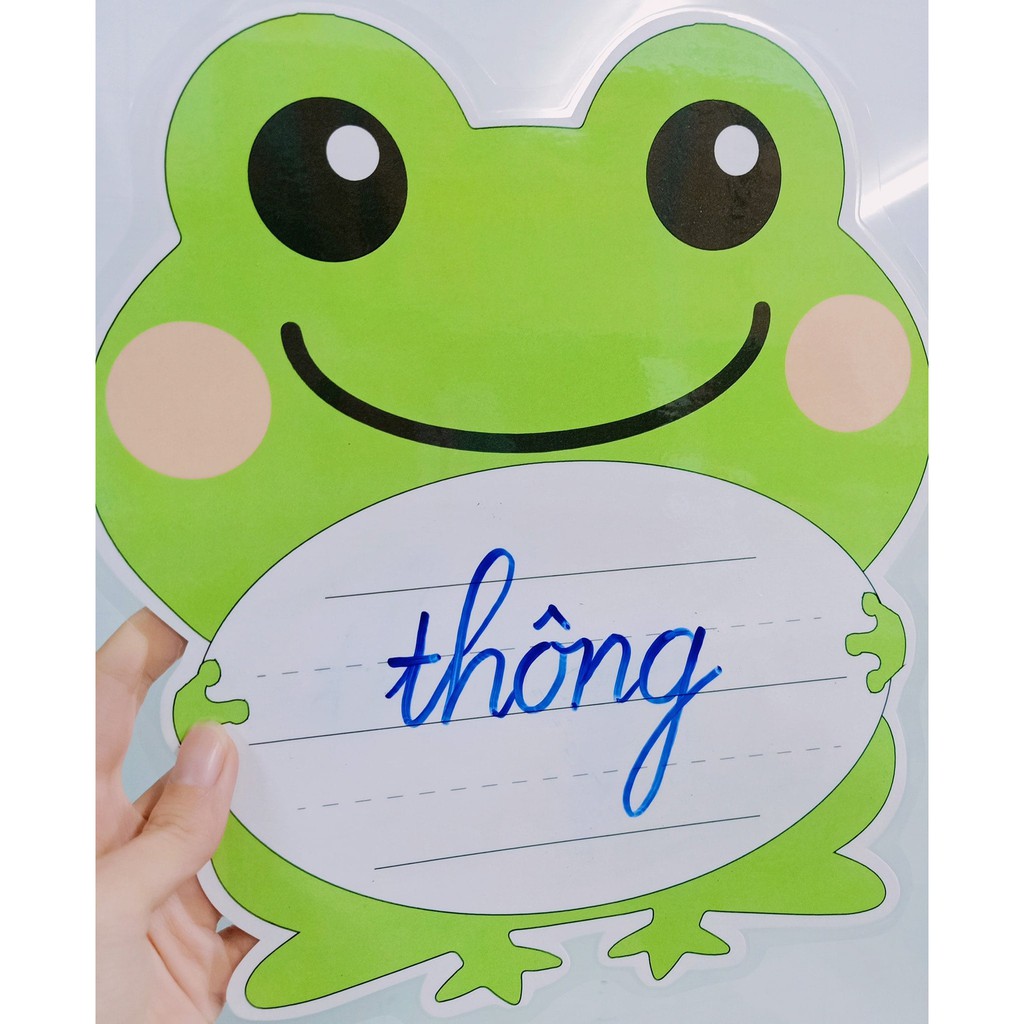 Ếch & Lá sen handmade (Đồ Dùng Dạy Học MIKI)