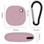 YRBWD Silicone Chống Bụi Mềm Chống Trầy Xước Bảo Vệ Cho Galaxy SmartTag