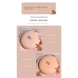 Phấn Phủ Dạng Bột Gừng Nhỏ Lâu Trôi Chống Thấm Nước Dưỡng Ẩm Không Dầu Che Phủ Toàn Diện Trọng Lượng 2 Màu